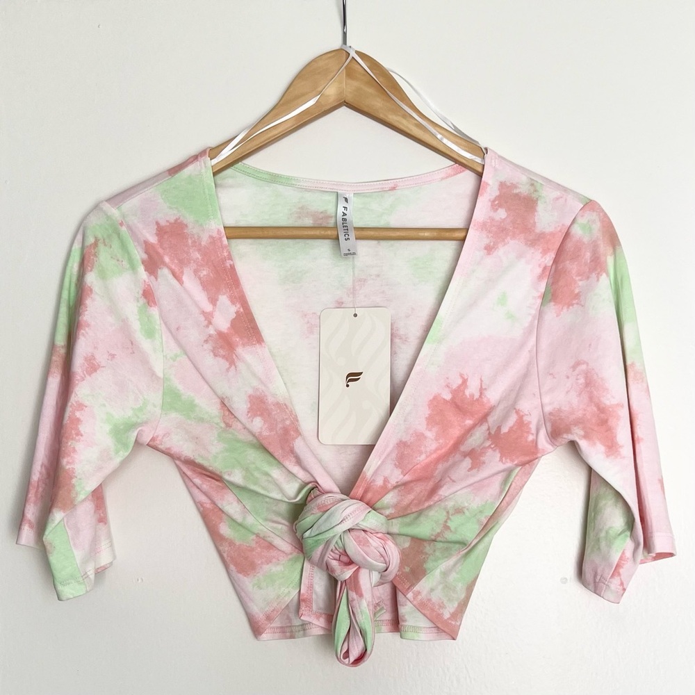 Fabletics Laila Wrap Top in Dreamy Pixie Ethereal Hues